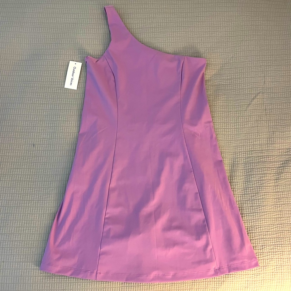 Outdoor Voices One Shoulder Dress with Bodysuit